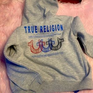 True Religion toddler hoodie Sz 3T